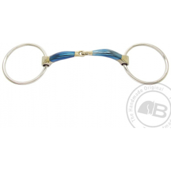 Bomber Loose Ring Single Joint Snaffle
