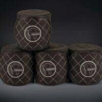 Eskadron Platinum Arteco Brown Fleece Bandages 4 Pack