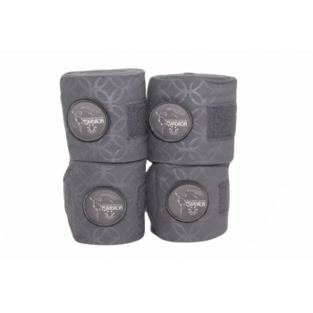 Eskadron Platinum Edition Violet Grey Fleece Polo Bandages 4 Pack