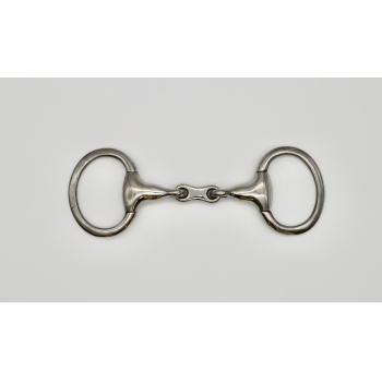 Flat Ring Eggbutt French Link 23mm S/Steel Snaffle 4 1/4