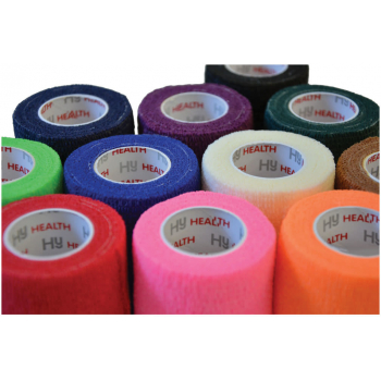 HyHealth Sportwrap Cohesive Veterinary Bandage Assorted Colours Single