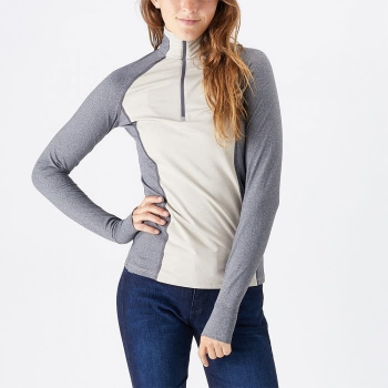 Noble Outfitters Athena Quarter Zip Womens Top