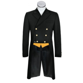 Pikeur Mens Tailcoat with Yellow Waistcoat Points